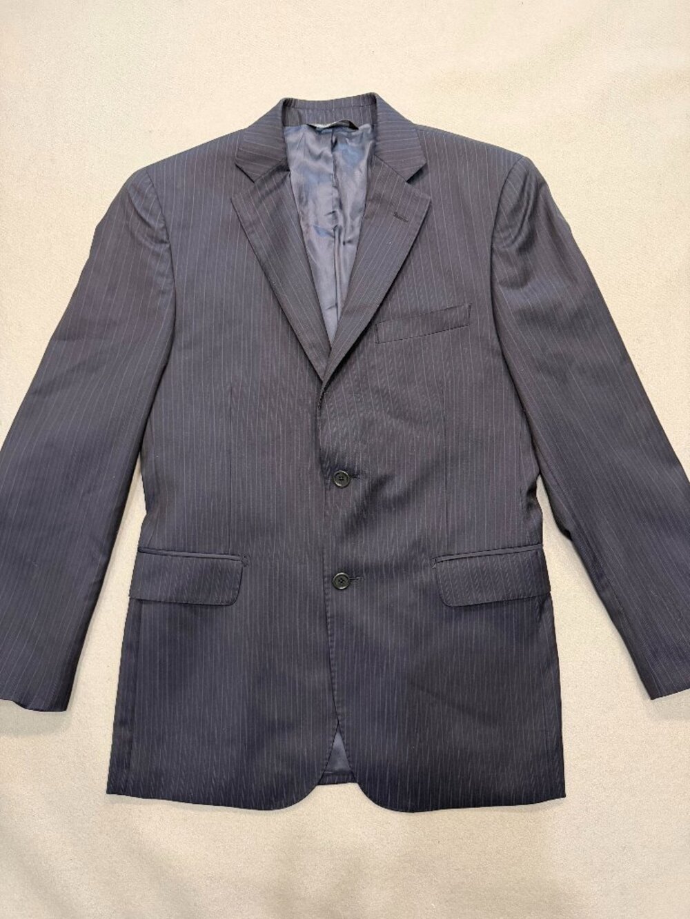 Saks Fifth Avenue Zegna Cloth Pinstripe Slim Fit Blazer Made in Italy